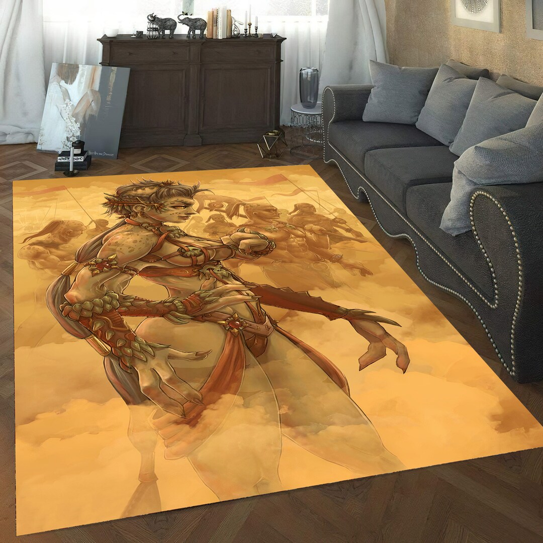 Warrior Rug, Warrior Woman Rug, War Rug, Clan Rug, Historical War ...