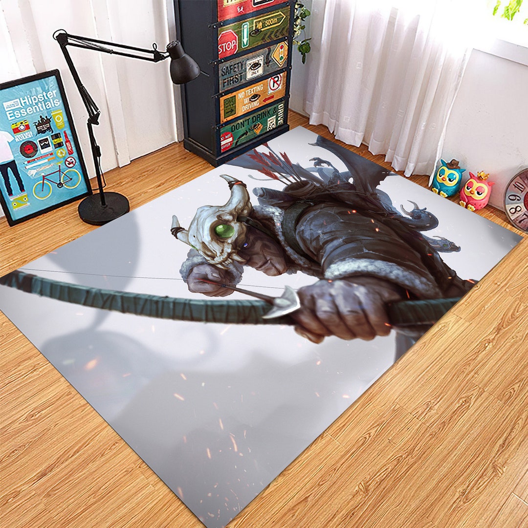Hunt, Hunt Rug, Hunter Rug, Arrow Rug, Missile Rug, Gift to Hunters ...