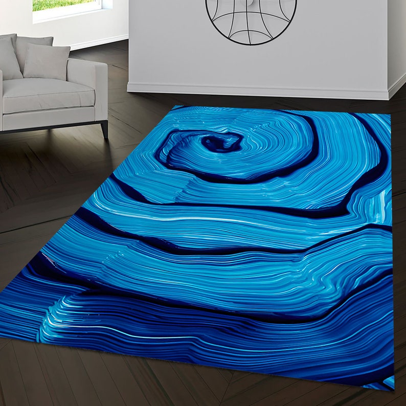 Vortex Illusion Rug, 3D Effect, Colorfull Vortex Rug, Optical Illusion