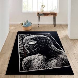 スパイダーマンをテーマにしたラグ - Etsy 日本