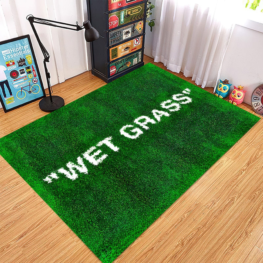 Grass Looking, Wet Grass Rug, Area Rug , Populer Rug, Custom Rug