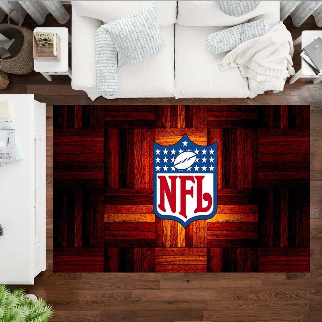 Nfl Rug Popular Rug, American Football Rug, Area Rug, Gym Rug, Trendy Rug ...