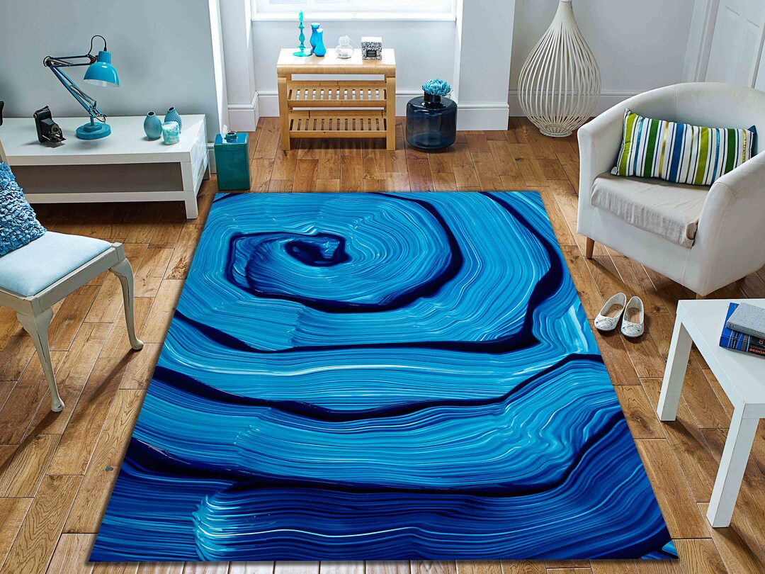 Vortex Illusion Rug, 3D Effect, Colorfull Vortex Rug, Optical Illusion
