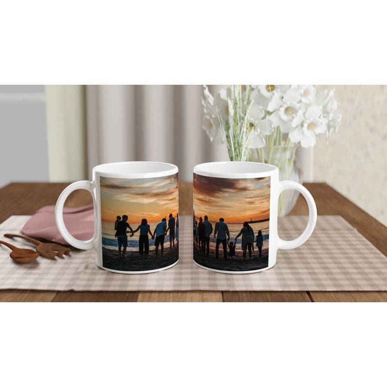 Custom white mug, Coffee mug, Hot drinks zdjęcie 1