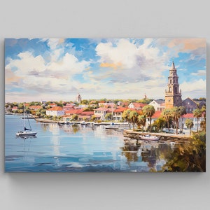 St. Augustine Art Print Canvas, Florida Wall Art,  St. Augustine Poster, Home Decor, St. Augustine Wall Art Poster print Living room Decor