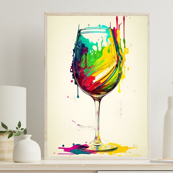 Wine Wall Art Etsy