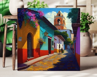メキシコの絵画、メキシコの村、メキシコの街路、メキシコの芸術