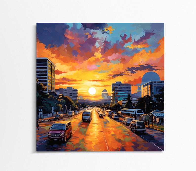 Nigerian Street Art Abuja Art Print Nigeria Wall Decor Etsy Sweden