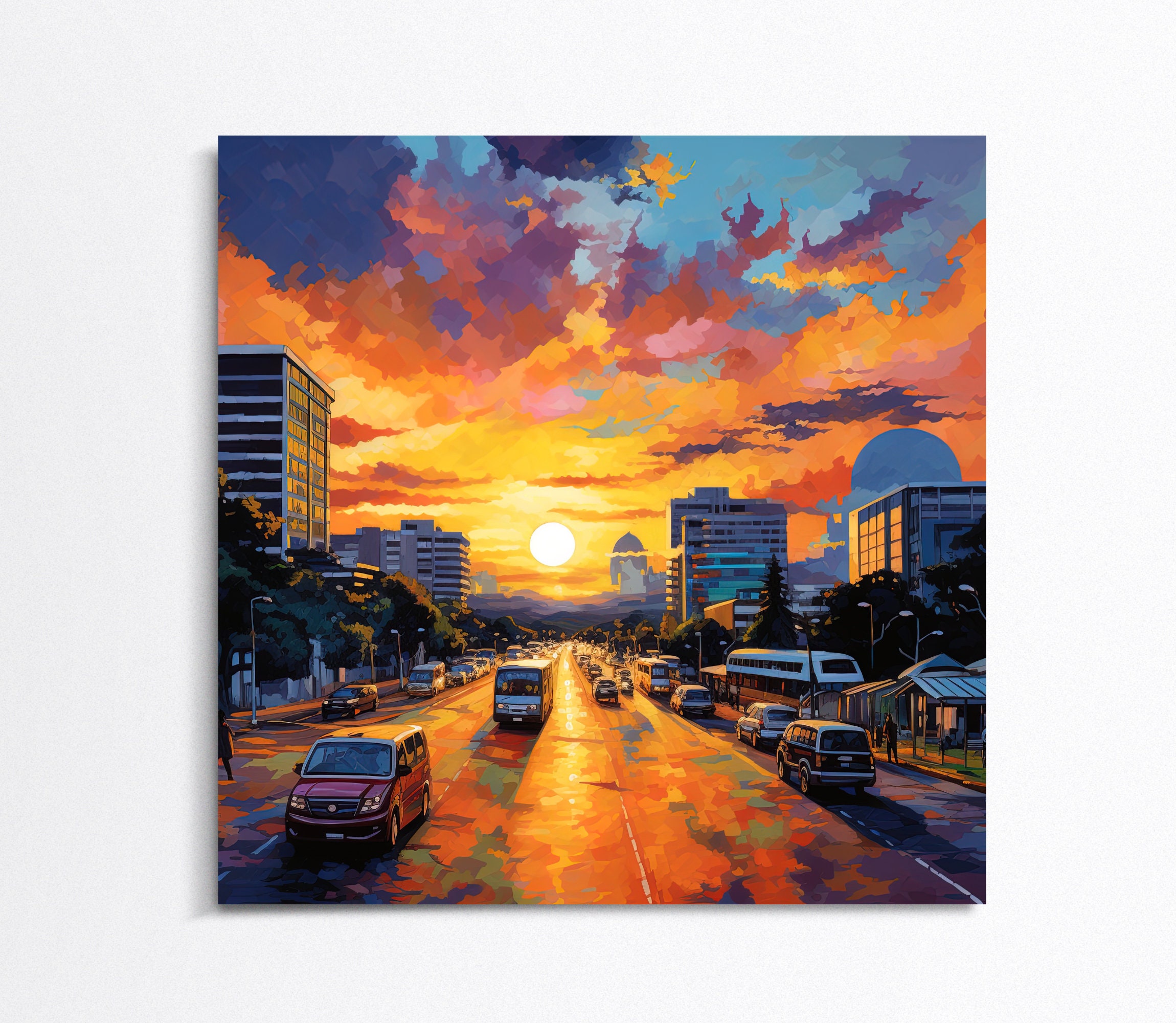 Nigerian Street Art Abuja Art Print Nigeria Wall Decor Etsy Canada