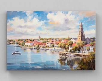 St. Augustine Florida Canvas Print, Coastal Home Decor