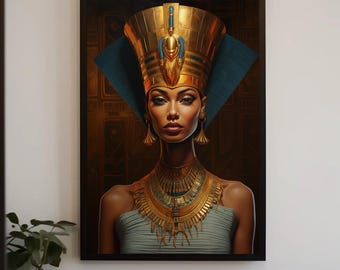 エジプトの女王ネフェルティティ - エジプト美術 - 古代エジプト