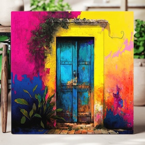 Mexican Painting Mexico Artwork Mexican Art Print Modern Mexican Decor Colorful Mexican Art Latin American Art, Mexican Wall Art