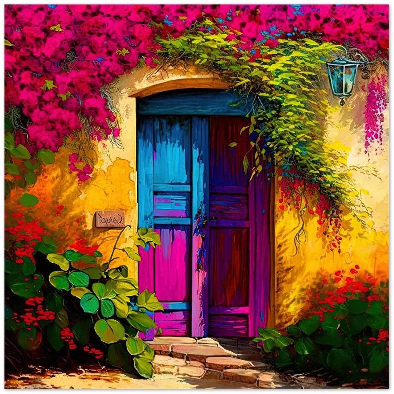 Mexican Art Mexico Painting Mexican Wall Art Modern Mexican Etsy