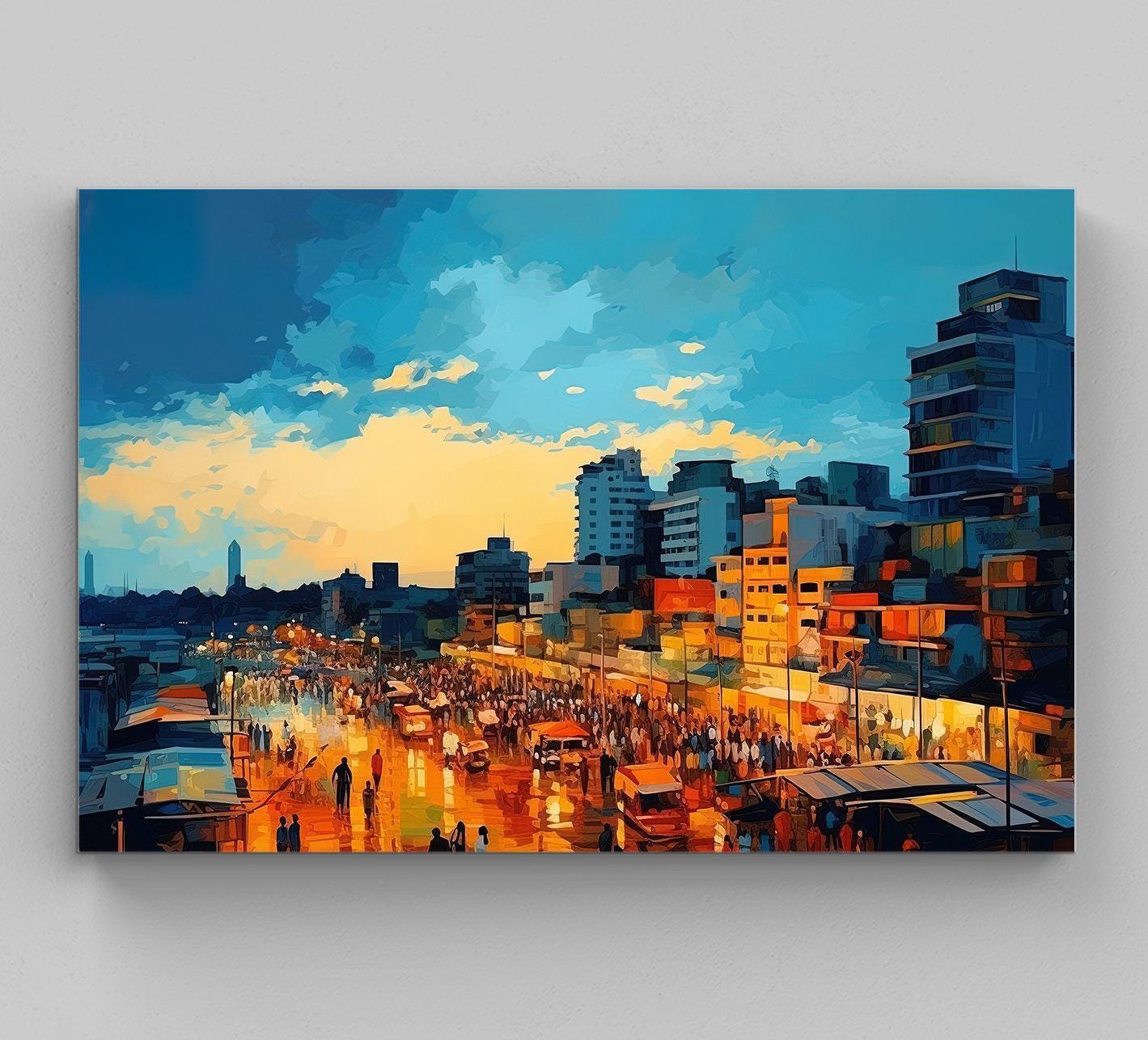 Oil Painting Bangladesh - Etsy