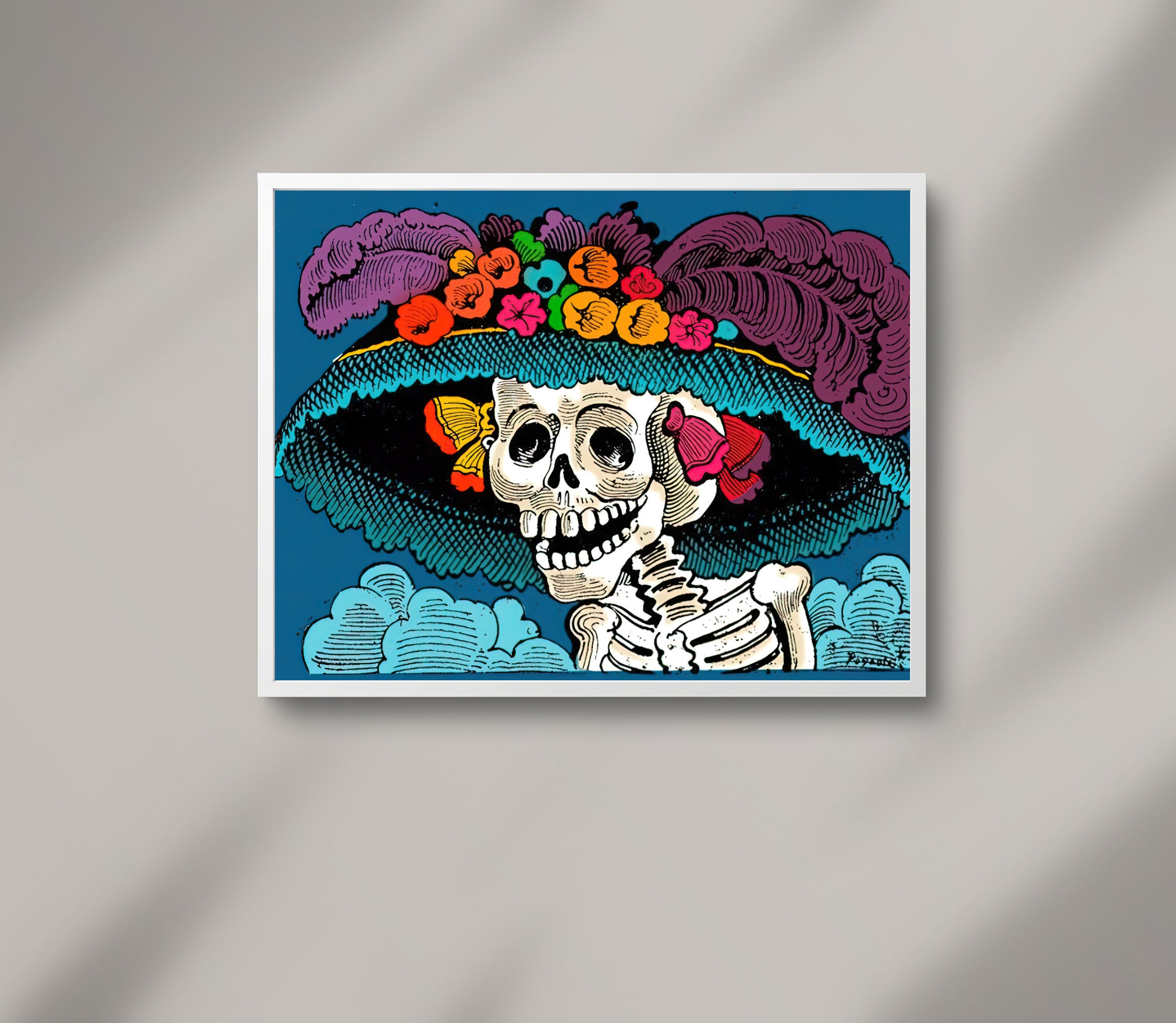 La Calavera Catrina Art Print by José Guadalupe Posada
