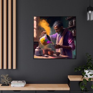 Indian Tea Shop Print, Desi Art, South Asian Decor imagen 12