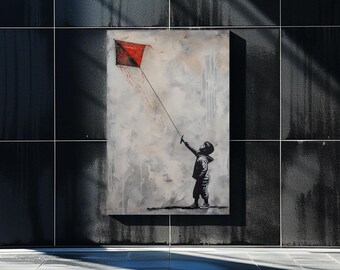 Life Is Beautiful By Banksy Canvas Prints Graffiti Wall Art Home - Foto 6