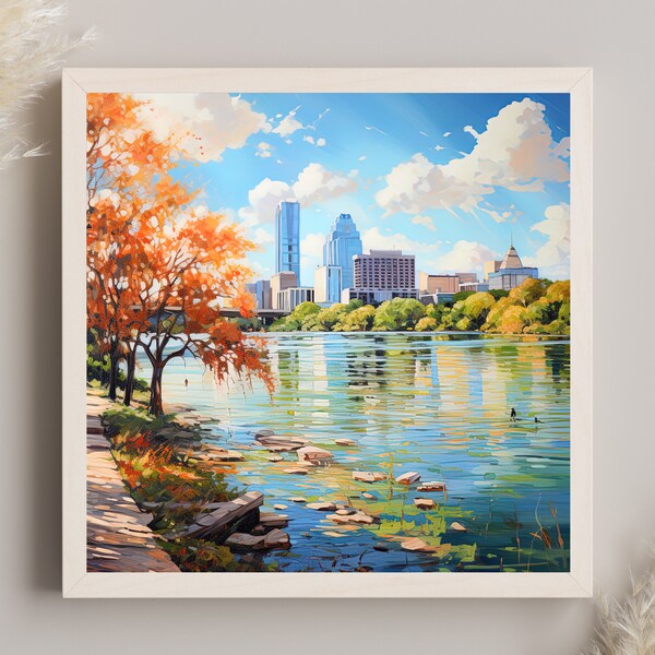 Large Canvas Austin Etsy