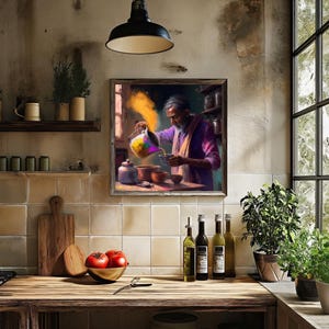 Indian Tea Shop Print, Desi Art, South Asian Decor imagen 8
