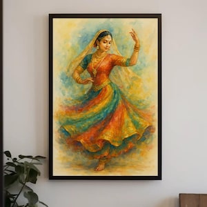 Bharatanatyam Art - Etsy