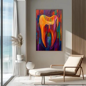 colorful-abstract-tooth-painting-canvas-vibrant-dental-clinic-decor