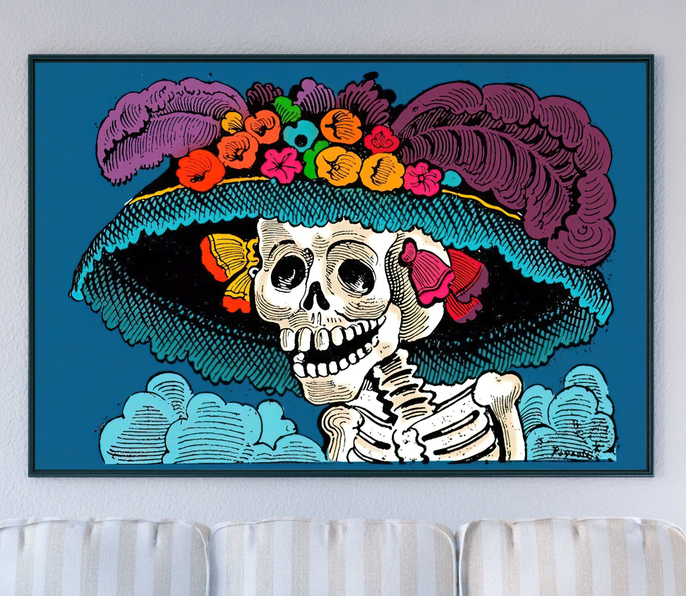 La Calavera Catrina Art Print by José Guadalupe Posada