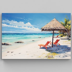Isla Holbox Wall Art, Large Canvas Print, Isla Holbox Poster, Isla Holbox Painting, Isla Holbox Print, Mexico Travel Art, Mexican Gift