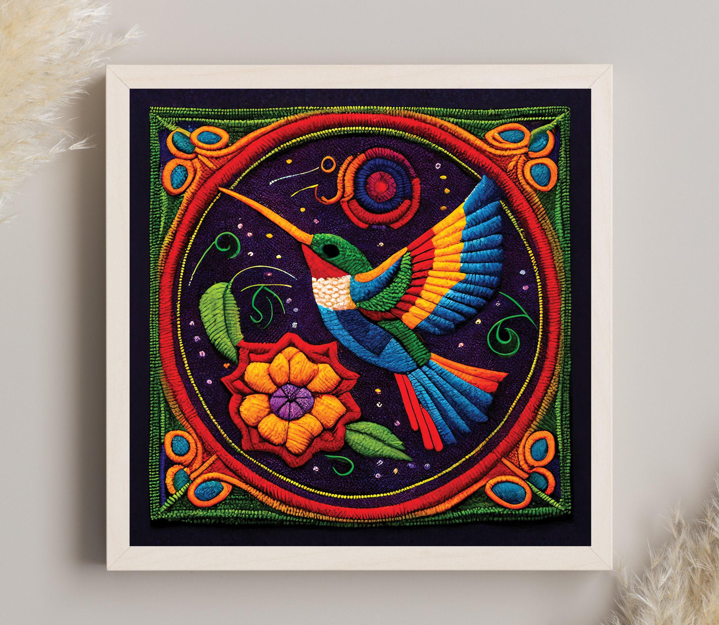 Beautiful colibrí made art artesanal for hair ??⭐️pieza única from mexico Pieza inspirada en el colibrí y su magia #art #oaxaca  main image 3