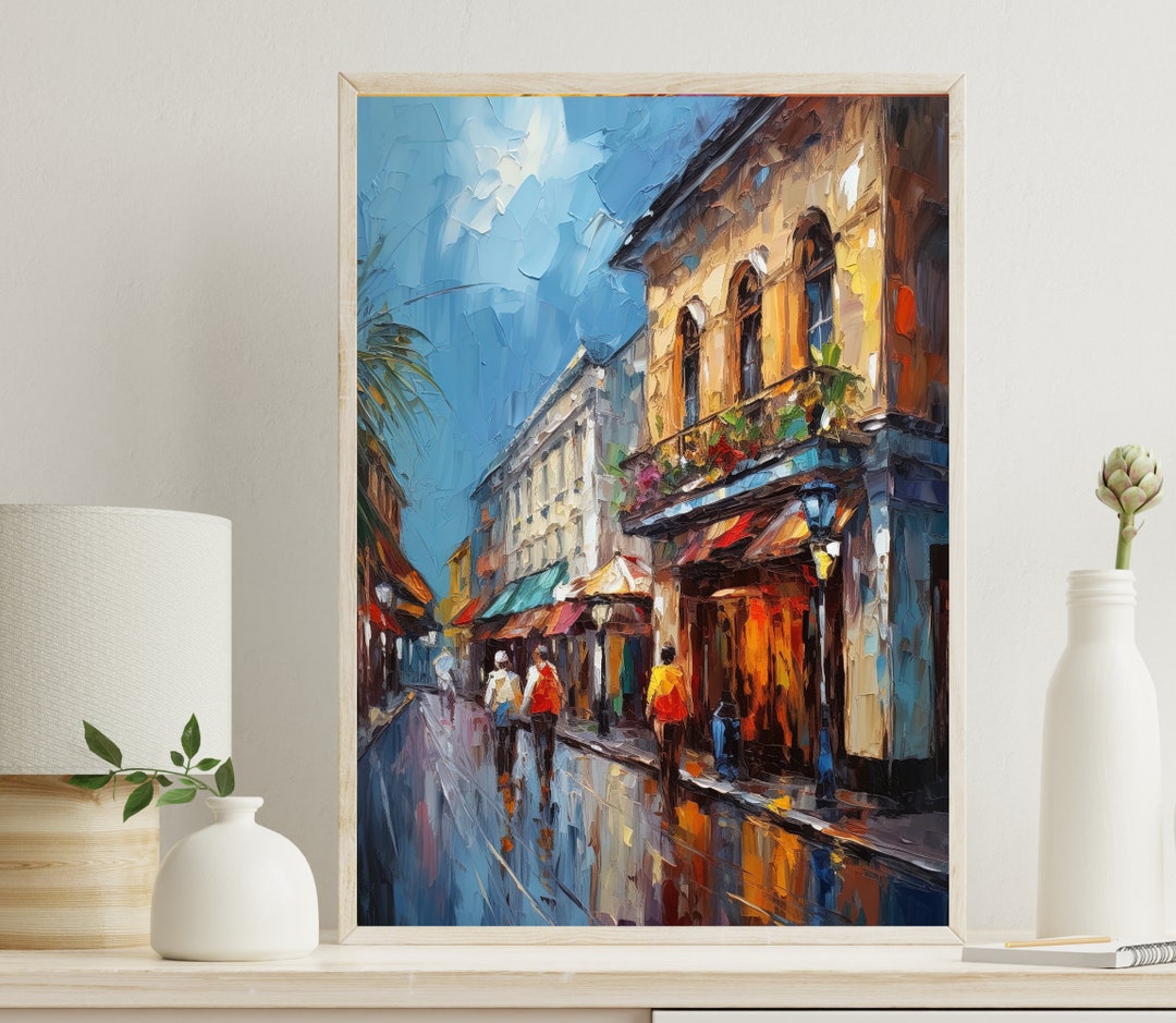 Dominican Art Print Dominican Republic Oil Painting Caribbean Art Santo
