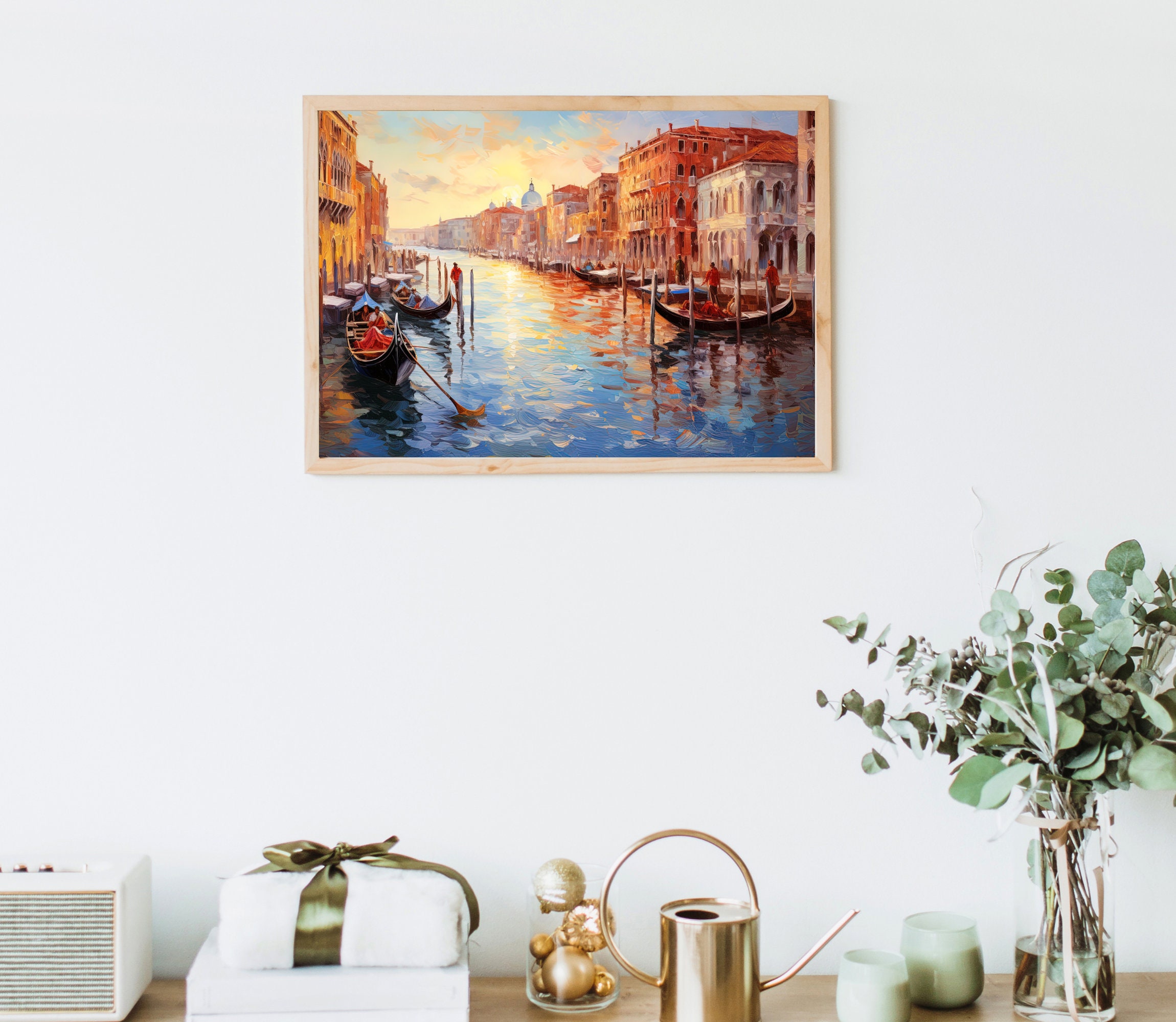 Venice Wall Art Large Canvas Print Venice Wall Art Venice - Etsy