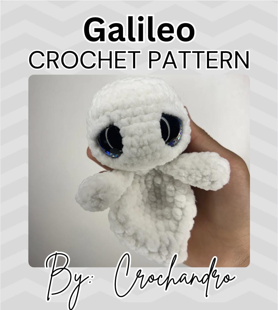 30 Ghost Crochet Patterns for Halloween: Spooky-Cute Amigurumi, Keychains, Bags, and Decor 20 Galileo The Ghost Crochet Pattern