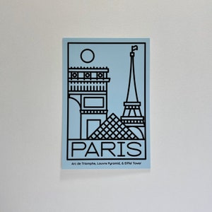 Paris France Carte Postale