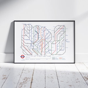Mapa subterráneo de la estación de esquí de Brighton