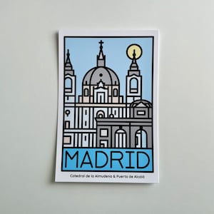 Madrid Spanje briefkaart