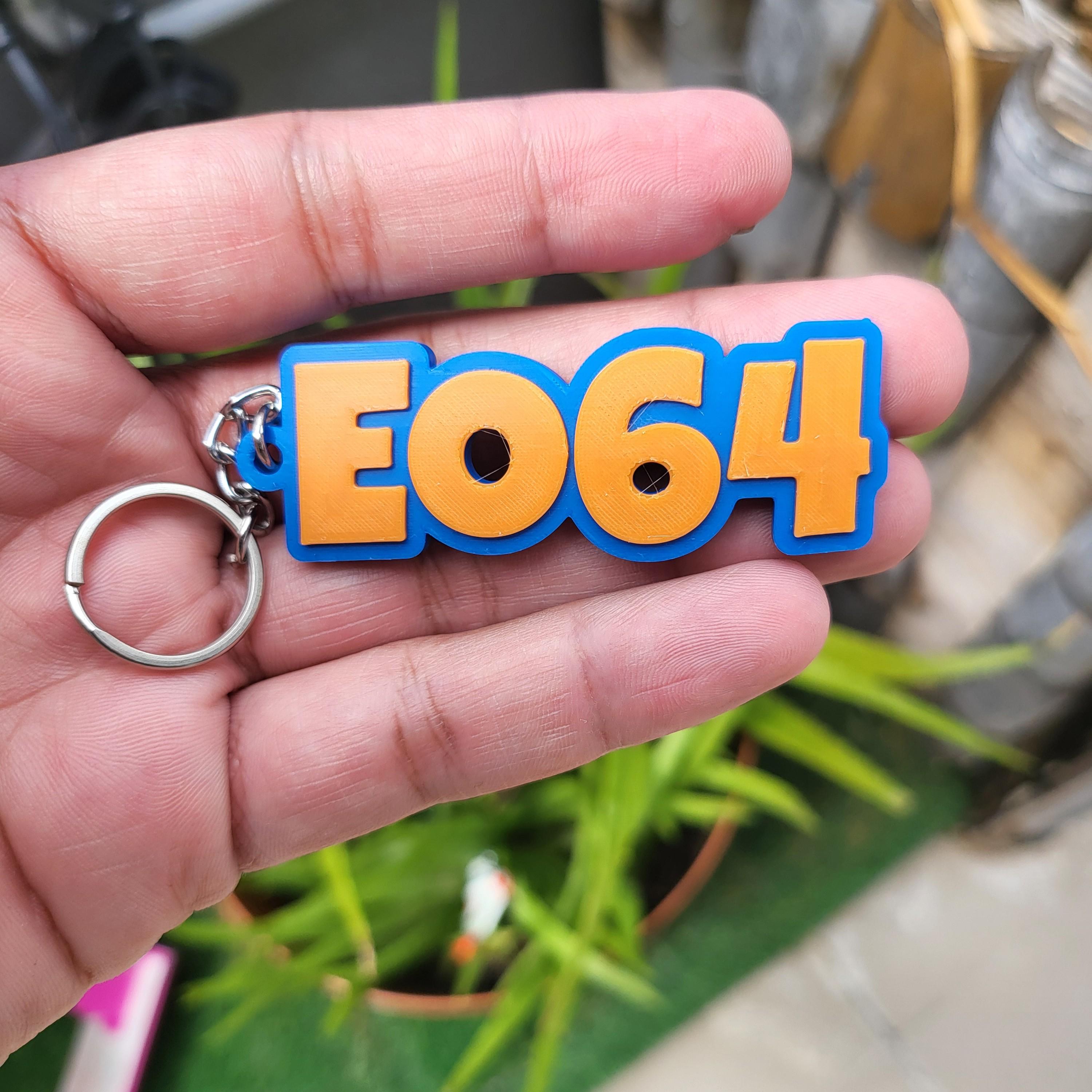 Custom 3D Printed Name Keychain, Personalized Backpack Tag for