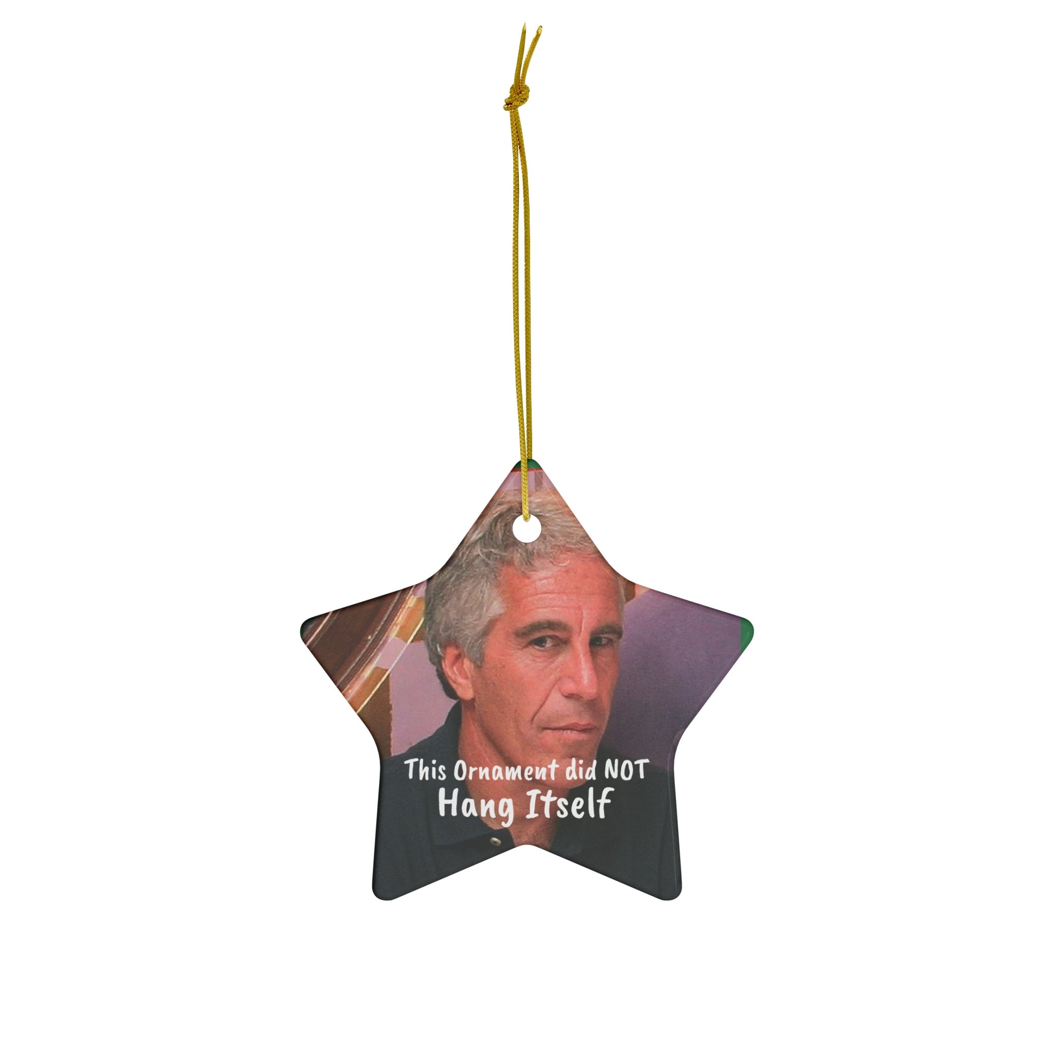 Jeffery Epstein Controversial Christmas Ornament Etsy