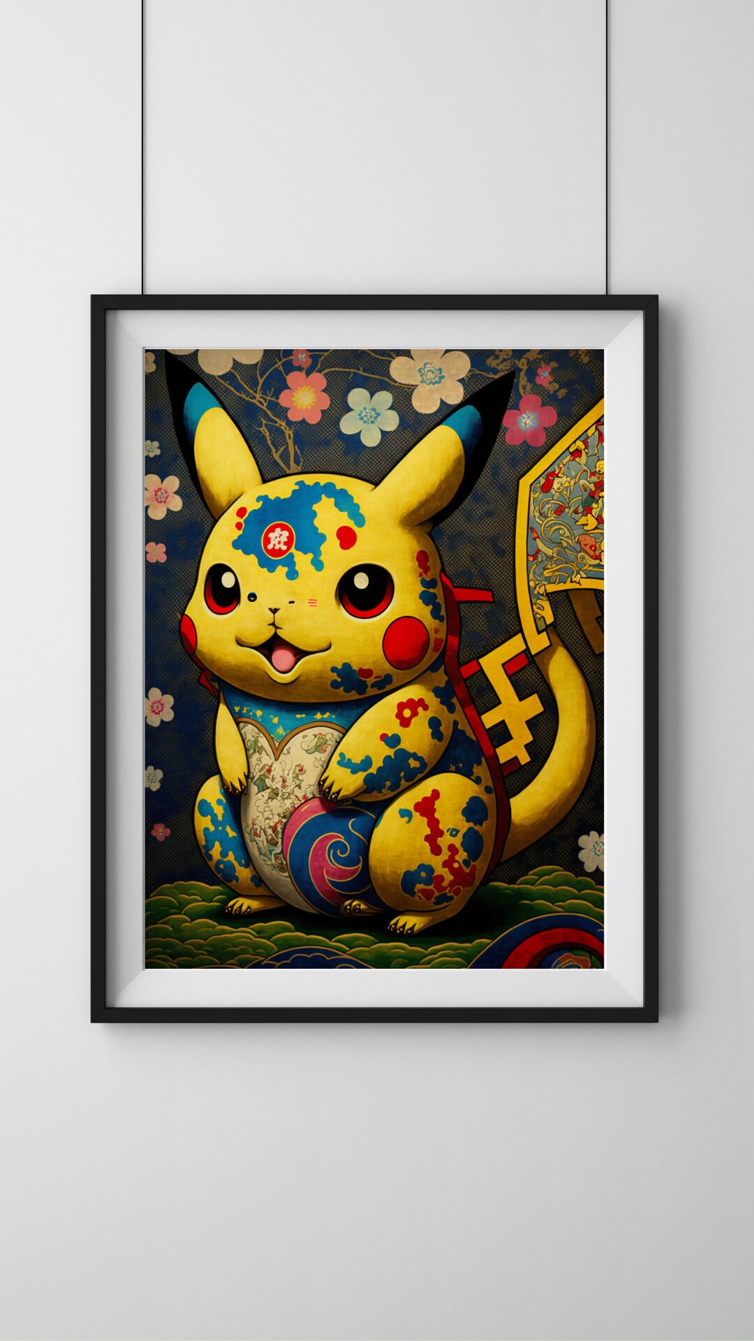 Japanese Surreal14 Pikachu Pokemon Digital Art Print AI - Etsy