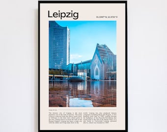 Leipzig Germany Poster | Set of 3 | Saxony Deutchland | Leipzig University | Germany Poster | Digital Download |