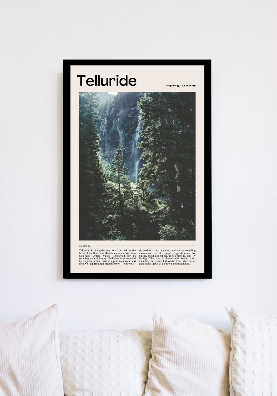 Telluride, CO Poster | Travel Poster | Vintage Telluride Colorado ...