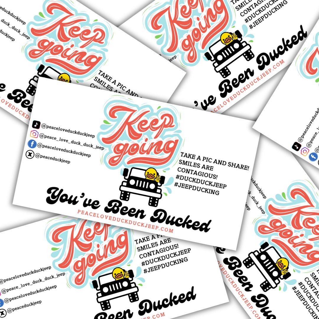 You’ve Been Ducked - Duck Tags - Ducking Tags - Tags for Ducking ...