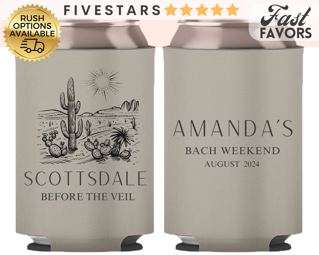 Personalized Can Coolers for Wedding Guest in Bulk With Etsy