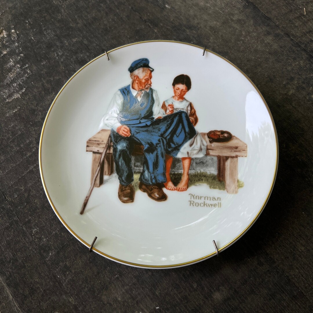 Norman Rockwell Decorative Platesnull