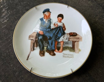 Norman Rockwell Decorative Plate: The Lighthouse Keepers Daughter, 1984