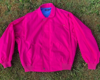 Vintage Preppy Gant Oversized Bomber Jacket