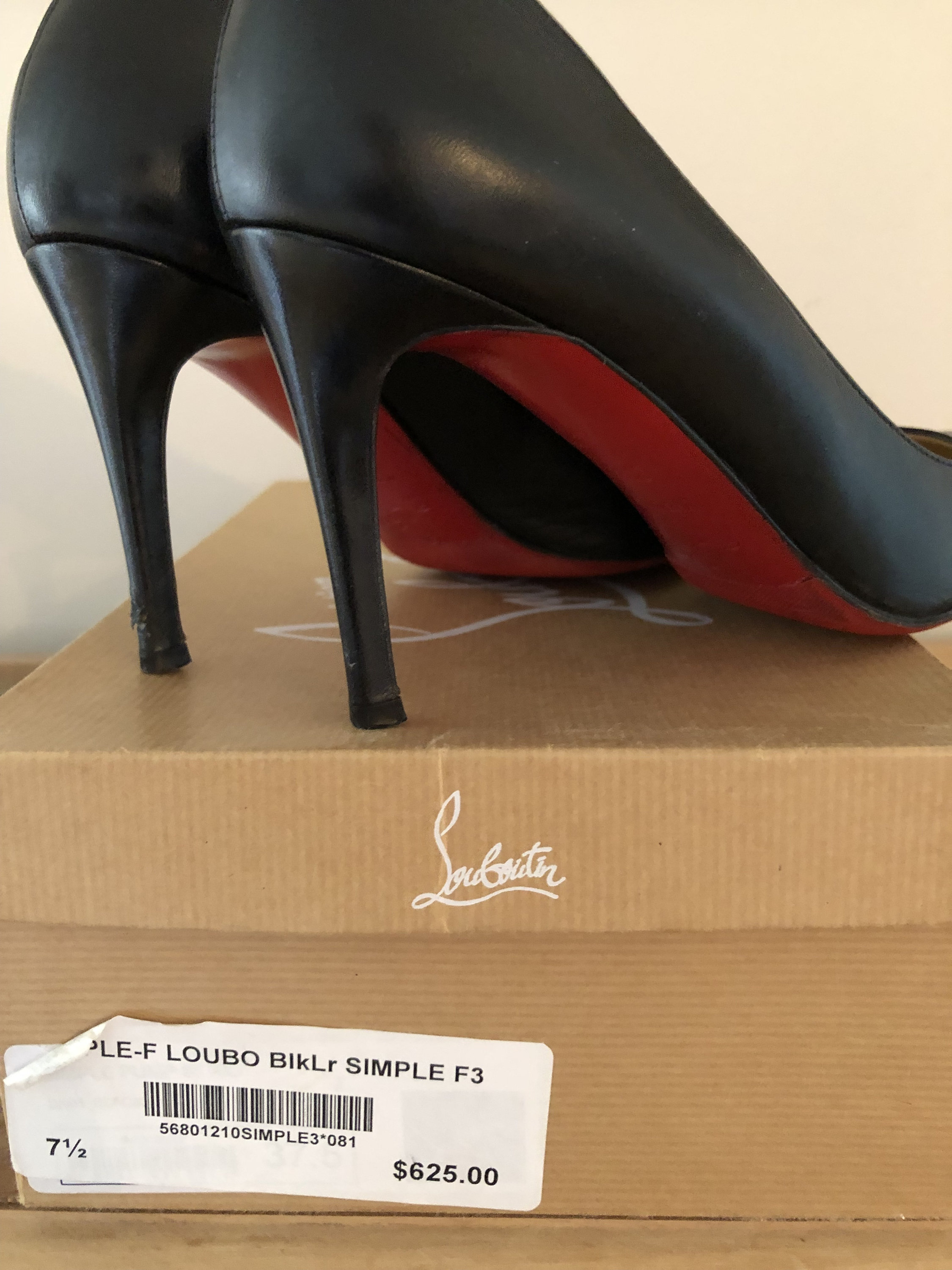 louboutin heels 3 inch