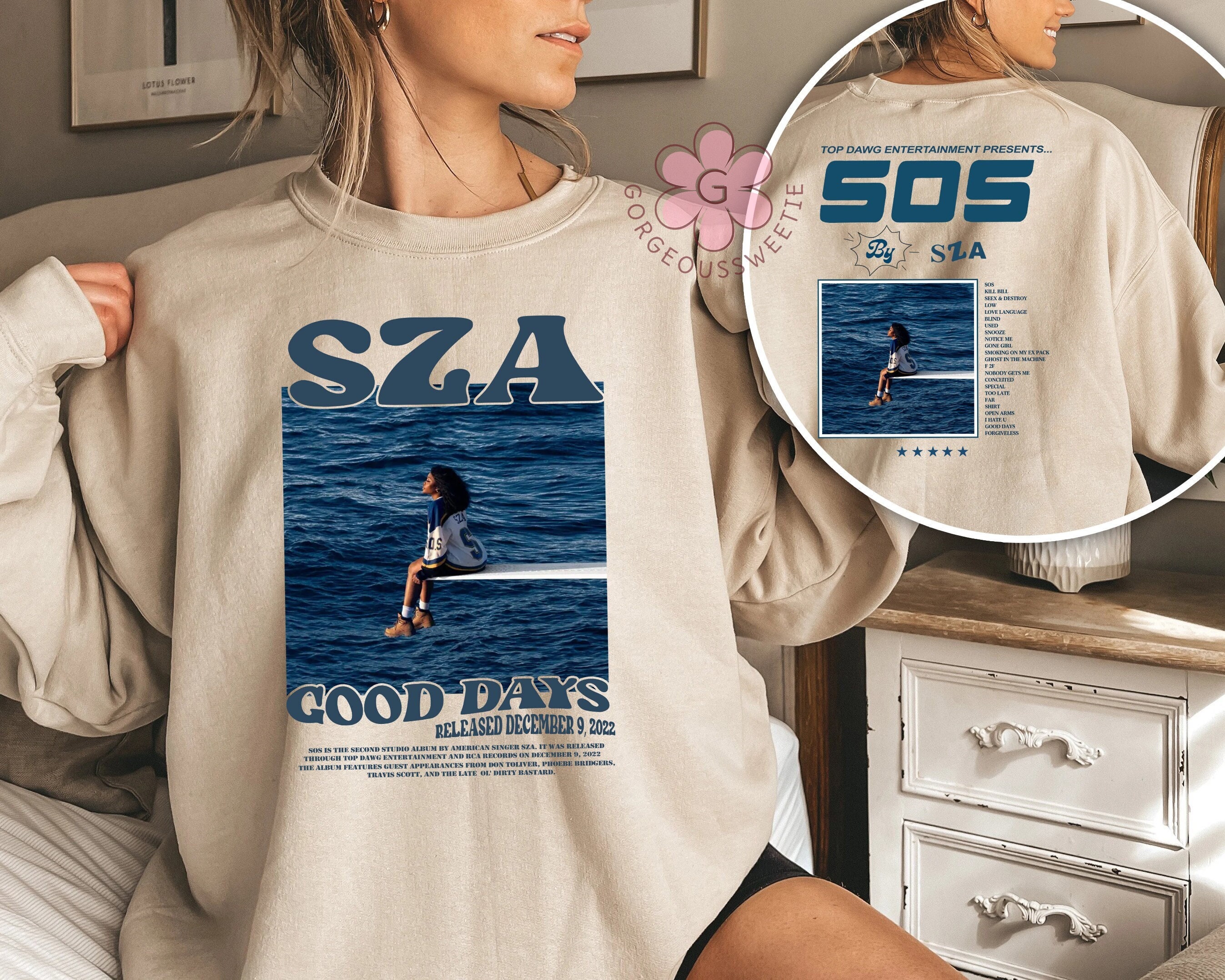 SZA SOS Merch Jacket Hoodie Jersey Tee