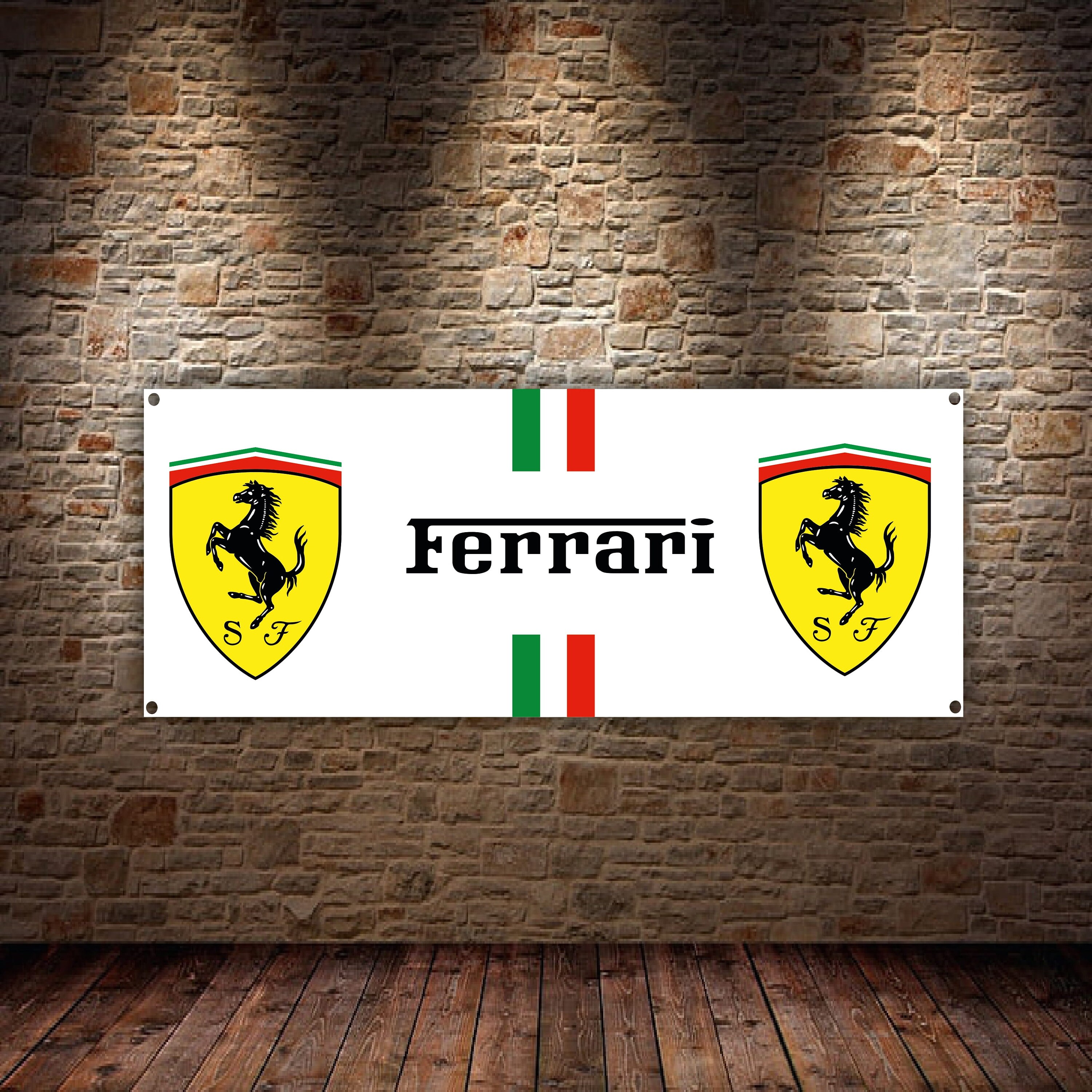 Ferrarirace Bannercustom Garage Signgarage Kit - Etsy