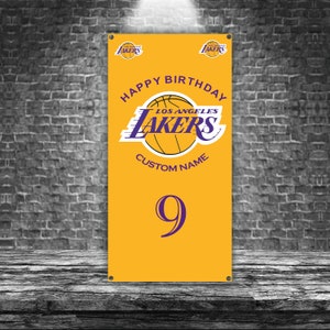 Lakers Birthday Party Decorations, Kobe, Supplies, Banner, Boys, Decor, Theme, Backdrop, Balloons