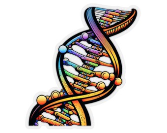 Double Helix DNA Sticker Cool Science Decal Biology Genes - Etsy Double Helix DNA Sticker Cool Science Decal Biology Genes - Etsy