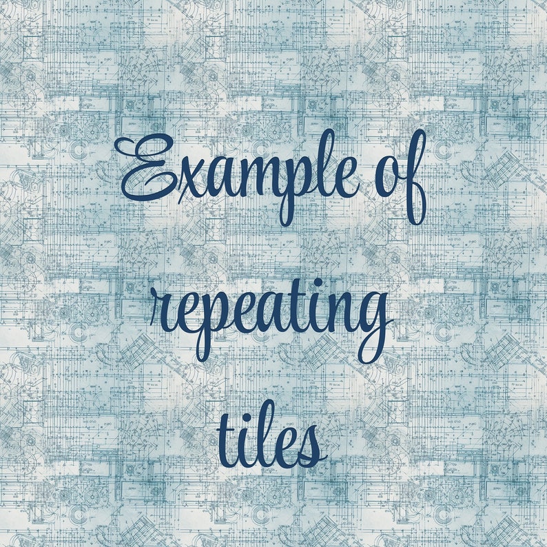 Construction Engineering Tile Patterns, Digital Art (x6), Repeating ...